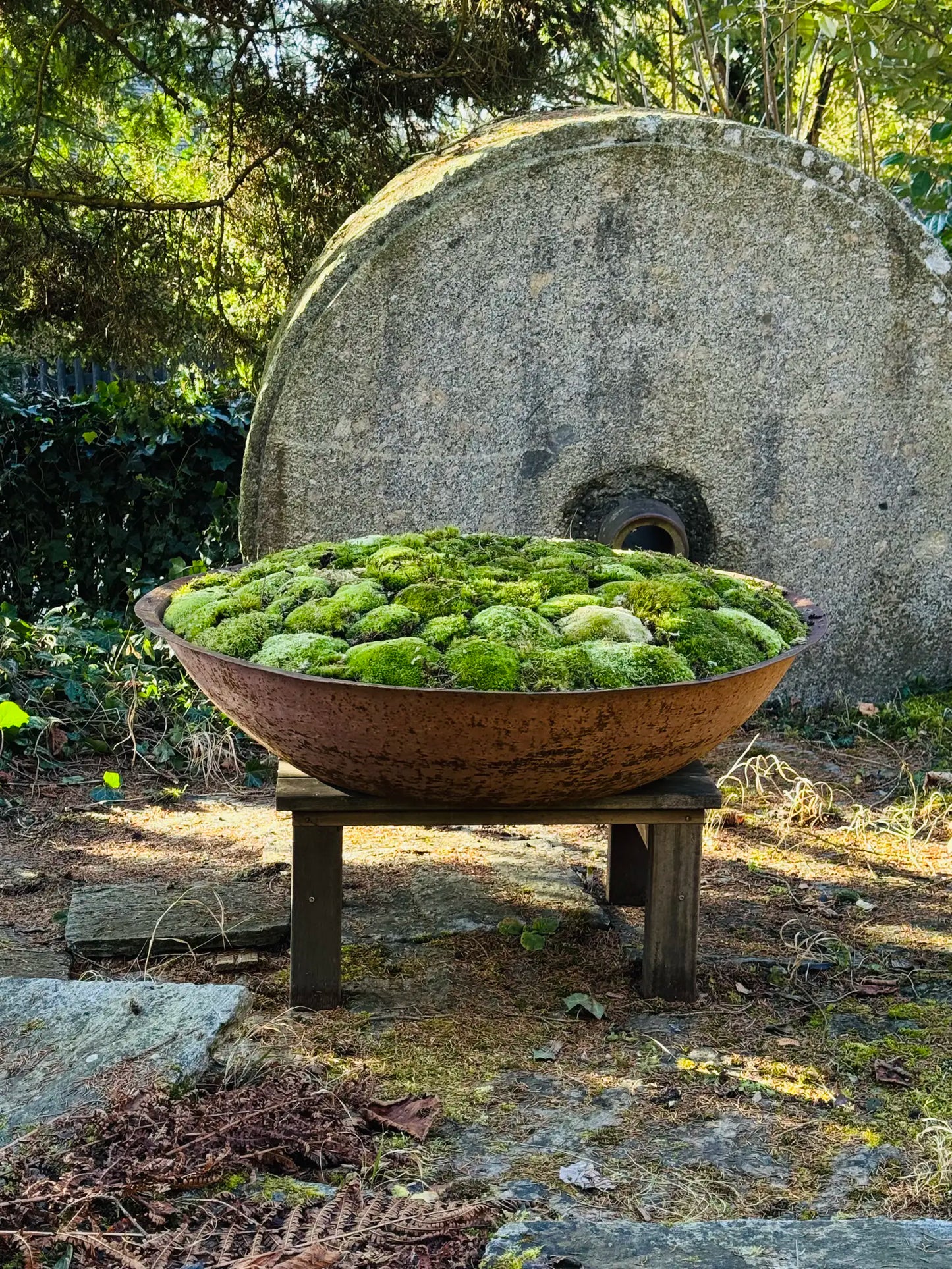 Alte Stahlwanne aus Frankreich